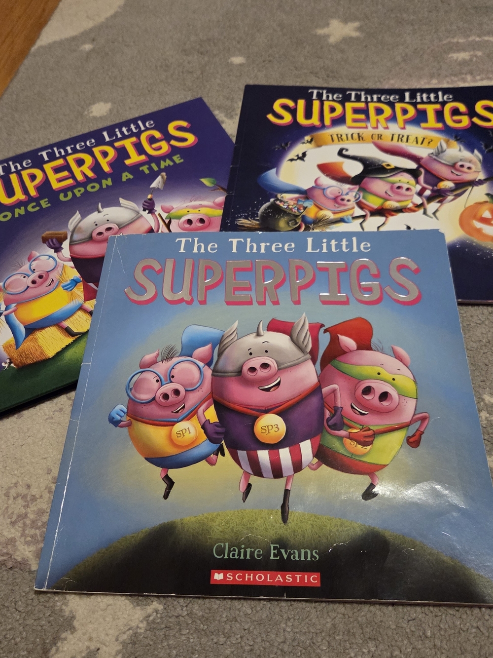 Three Little Superpigs Children's Book Bundle